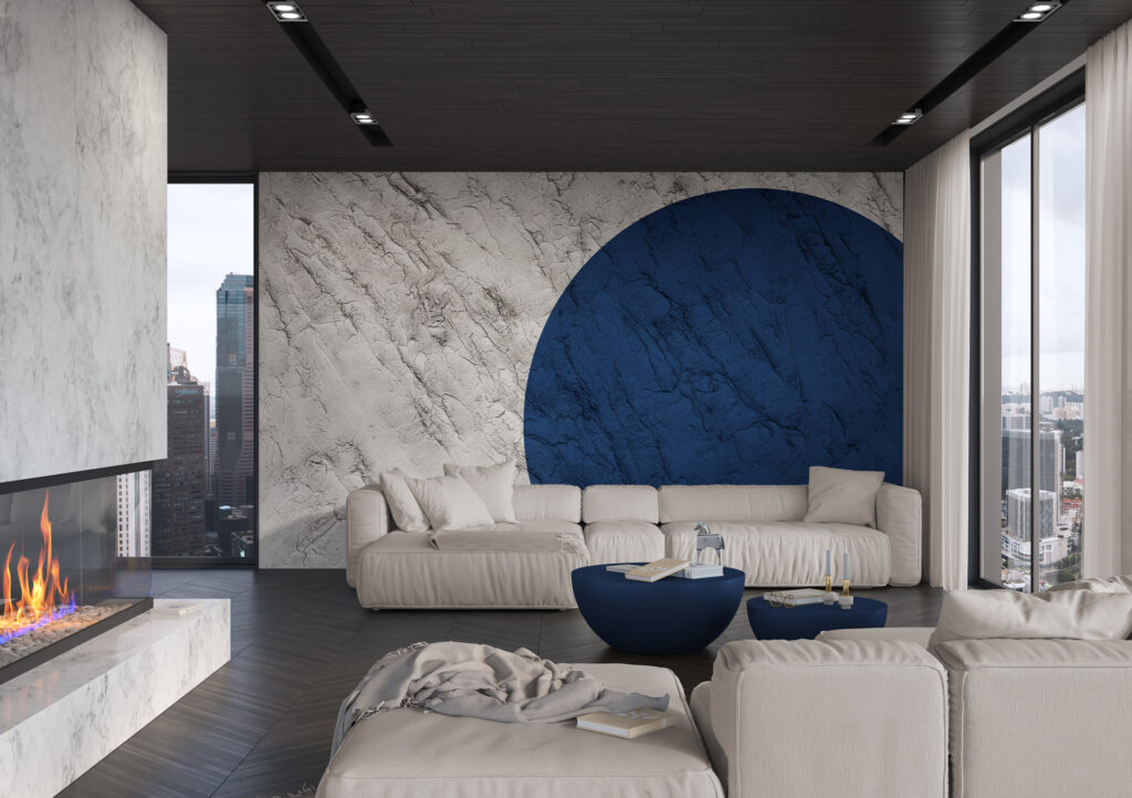 "Full moon" art wallpaper by Tara home/ wallsbeyond.com